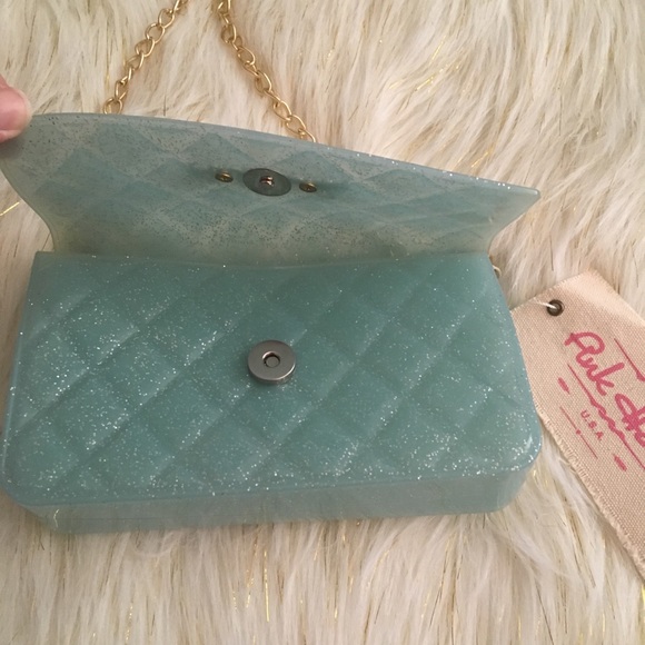 Blue sparkle jelly crossbody - Picture 3 of 4